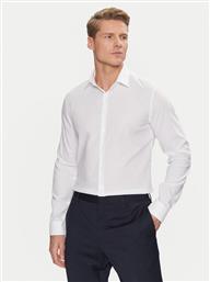 ΠΟΥΚΑΜΙΣΟ NON IRON TONAL STRCT SLIM SHIRT K10K113848 ΛΕΥΚΟ REGULAR FIT CALVIN KLEIN