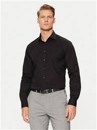 ΠΟΥΚΑΜΙΣΟ POPLIN STRETCH REGULAR SHIRT K10K109509 ΜΑΥΡΟ SLIM FIT CALVIN KLEIN