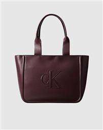 RAISED CK MEDIUM TOTE (ΔΙΑΣΤΑΣΕΙΣ: 33 X 27.5 X 15ΕΚ.) CALVIN KLEIN