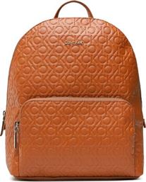 ΣΑΚΙΔΙΟ CK MUST CAMPUS BACKPACK EMBOSSED K60K610173 ΚΑΦΕ CALVIN KLEIN