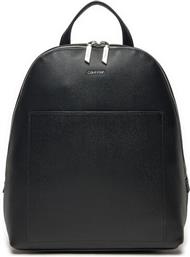 ΣΑΚΙΔΙΟ CK MUST DOME BACKPACK-CAVIAR K60K613087 ΜΑΥΡΟ CALVIN KLEIN