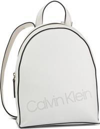 ΣΑΚΙΔΙΟ CK MUST PSP20 SML BACKPACK P K60K606186 ΛΕΥΚΟ CALVIN KLEIN