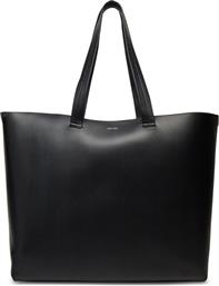 ΣΑΚΟΣ CK PREMIUM LEATHER E/W TOTE XL K50K512894 ΜΑΥΡΟ CALVIN KLEIN