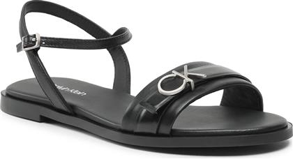 ΣΑΝΔΑΛΙΑ ALMOND SANDAL W/HW HW0HW01483 ΜΑΥΡΟ CALVIN KLEIN