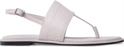 ΣΑΝΔΑΛΙΑ ALMOND TP SANDAL HW0HW01536 ΕΚΡΟΥ CALVIN KLEIN