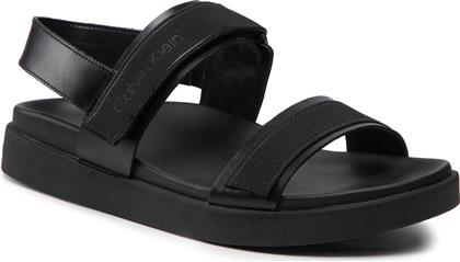 ΣΑΝΔΑΛΙΑ BACK STRAP SANDAL WB HM0HM00466 ΜΑΥΡΟ CALVIN KLEIN