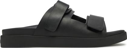 ΣΑΝΔΑΛΙΑ FLAT ADJ SLIDE EYELET HW0HW02489 ΜΑΥΡΟ CALVIN KLEIN