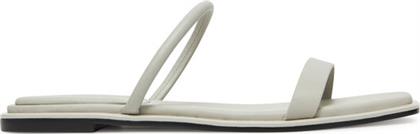 ΣΑΝΔΑΛΙΑ FLAT SANDAL SQUARED 2-BAR LTH HW0HW02532 ΜΠΕΖ CALVIN KLEIN