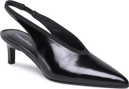 ΣΑΝΔΑΛΙΑ GEO STIL SLINGBACK PUMP HW0HW01531 ΜΑΥΡΟ CALVIN KLEIN