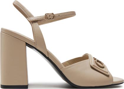 ΣΑΝΔΑΛΙΑ HEEL SANDAL 85 RELOCK LTH HW0HW01937 ΕΚΡΟΥ CALVIN KLEIN