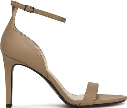 ΣΑΝΔΑΛΙΑ HEEL SANDAL 90 - LTH HW0HW02337 ΜΠΕΖ CALVIN KLEIN