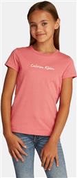 SCRIPT LOGO SLIM SS T-SHIRT (9000226175-85223) CALVIN KLEIN