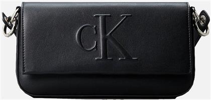 SCULPTED FLAP SHOULDER POUCH25 (ΔΙΑΣΤΑΣΕΙΣ: 14 X 24.5 X 4ΕΚ.) CALVIN KLEIN