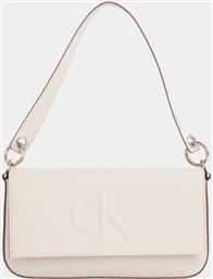 SCULPTED FLAP SHOULDER POUCH25 (ΔΙΑΣΤΑΣΕΙΣ: 14 X 24.5 X 4ΕΚ.) CALVIN KLEIN