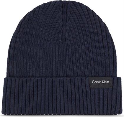 ΣΚΟΥΦΟΣ CLASSIC COTTON RIB BEANIE K50K510982 ΣΚΟΥΡΟ ΜΠΛΕ CALVIN KLEIN