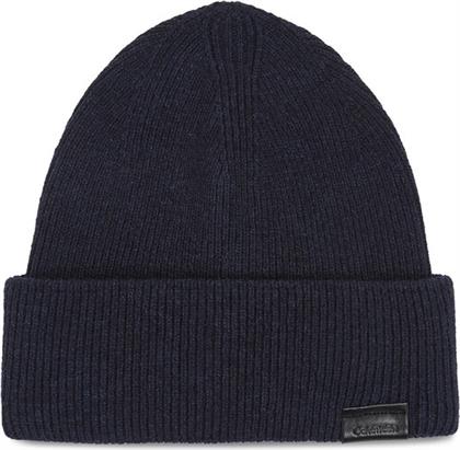 ΣΚΟΥΦΟΣ LEATHER PATCH DOCKER BEANIE K50K510978 ΣΚΟΥΡΟ ΜΠΛΕ CALVIN KLEIN