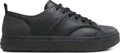 SNEAKERS LOW TOP LACE UP LTH HM0HM01045 ΜΑΥΡΟ CALVIN KLEIN