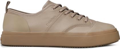 SNEAKERS LOW TOP LACE UP LTH HM0HM01045 ΚΑΦΕ CALVIN KLEIN