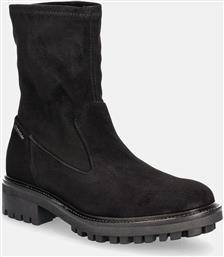 ΣΟΥΕΤ ΜΠΟΤΕΣ FLAT SOCK BOOT SUE MIX ΓΥΝΑΙΚΕΙΕΣ, ΧΡΩΜΑ: ΜΑΥΡΟ, HW0HW02199 CALVIN KLEIN