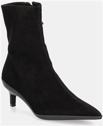 ΣΟΥΕΤ ΜΠΟΤΕΣ HEEL ANKLE BOOT 50 SUE ΓΥΝΑΙΚΕΙΕΣ, ΧΡΩΜΑ: ΜΑΥΡΟ, HW0HW02233 CALVIN KLEIN