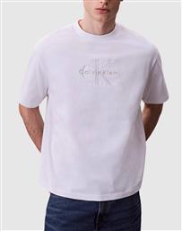 SS HI LOW EMB 16S JERSEY CN TEE CALVIN KLEIN