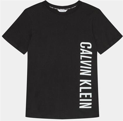 T-SHIRT LOGO KV0KV00040 ΜΑΥΡΟ REGULAR FIT CALVIN KLEIN