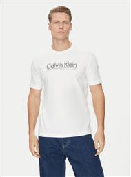 T-SHIRT DOUBLE LOGO K10K114149 ΛΕΥΚΟ REGULAR FIT CALVIN KLEIN