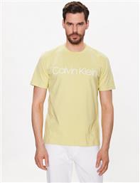 T-SHIRT FRONT LOGO K10K103078 ΚΙΤΡΙΝΟ REGULAR FIT CALVIN KLEIN