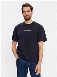 T-SHIRT HERO K10K111346 ΣΚΟΥΡΟ ΜΠΛΕ REGULAR FIT CALVIN KLEIN