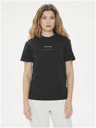 T-SHIRT MULTI LOGO K20K207215 ΜΑΥΡΟ REGULAR FIT CALVIN KLEIN