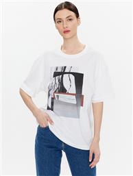 T-SHIRT PHOTO PRINT GRAPHIC K20K204995 ΛΕΥΚΟ RELAXED FIT CALVIN KLEIN