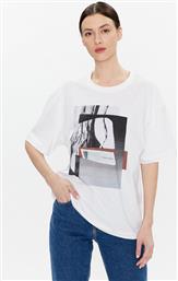 T-SHIRT PHOTO PRINT GRAPHIC K20K204995 ΛΕΥΚΟ RELAXED FIT CALVIN KLEIN