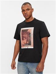 T-SHIRT PHOTO PRINT K10K112758 ΜΑΥΡΟ REGULAR FIT CALVIN KLEIN από το MODIVO