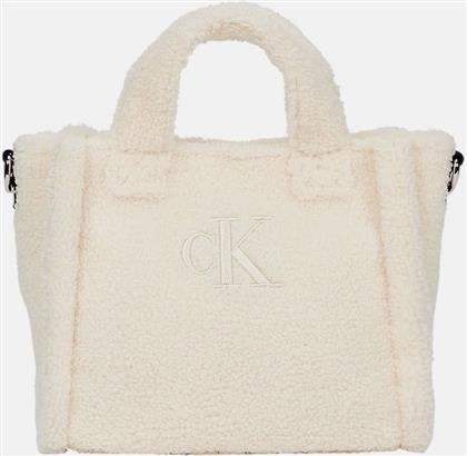 TEDDY TOTE BAG (ΔΙΑΣΤΑΣΕΙΣ: 23 X 21 X 10ΕΚ.) CALVIN KLEIN