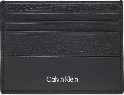 ΘΗΚΗ ΠΙΣΤΩΤΙΚΩΝ ΚΑΡΤΩΝ SUBTLE MIX CARDHOLDER 6CC K50K512860 ΜΑΥΡΟ CALVIN KLEIN