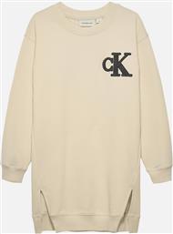 TOWLING MONOGRAM TERRY LS DRESS CALVIN KLEIN
