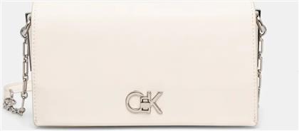 ΤΣΑΝΤΑ ΧΡΩΜΑ: ΑΣΠΡΟ, K60K612806 CALVIN KLEIN