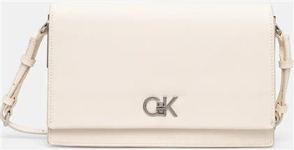 ΤΣΑΝΤΑ ΧΡΩΜΑ: ΑΣΠΡΟ, K60K612807 CALVIN KLEIN