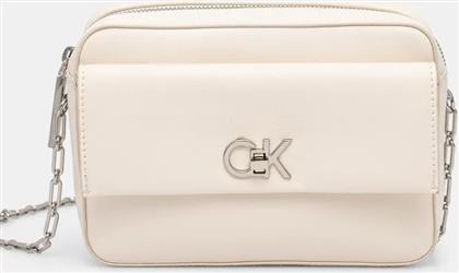 ΤΣΑΝΤΑ ΧΡΩΜΑ: ΑΣΠΡΟ, K60K613089 CALVIN KLEIN