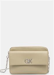 ΤΣΑΝΤΑ ΧΡΩΜΑ: ΜΠΕΖ, K60K613089 CALVIN KLEIN