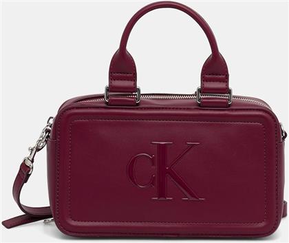 ΤΣΑΝΤΑ ΧΡΩΜΑ: ΜΠΟΡΝΤΟ, LV04F3411G CALVIN KLEIN