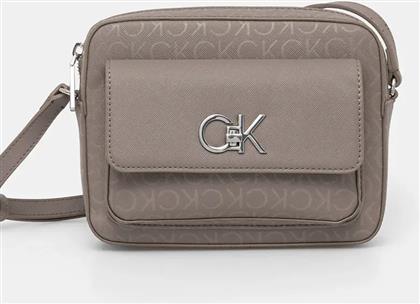 ΤΣΑΝΤΑ ΧΡΩΜΑ: ΚΑΦΕ, K60K612676 CALVIN KLEIN