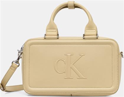 ΤΣΑΝΤΑ ΧΡΩΜΑ: ΚΙΤΡΙΝΟ, LV04F3411G CALVIN KLEIN