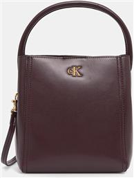 ΤΣΑΝΤΑ ΧΡΩΜΑ: ΜΟΒ, LV04F3174G CALVIN KLEIN