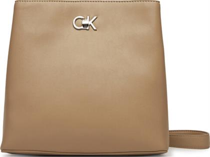 ΤΣΑΝΤΑ CK BUCKET BAG K60K612803 ΜΠΕΖ CALVIN KLEIN