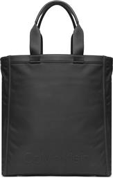 ΤΣΑΝΤΑ CK CONNECT TOTE PU K40K401001 ΜΑΥΡΟ CALVIN KLEIN