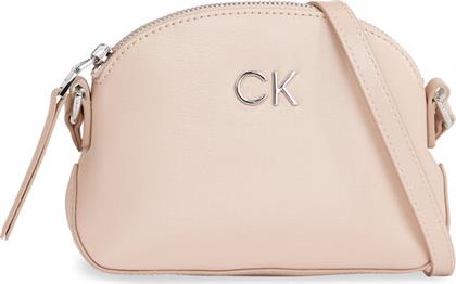 ΤΣΑΝΤΑ CK DAILY SMALL DOME-PEARLIZED K60K611880 ΓΚΡΙ CALVIN KLEIN