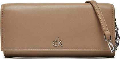 ΤΣΑΝΤΑ CK DAILY WALLET MINI BAG-PBL K60K612852 ΚΑΦΕ CALVIN KLEIN