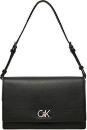 ΤΣΑΝΤΑ CK ELONGATED SHOULDER BAG K60K612807 ΜΑΥΡΟ CALVIN KLEIN