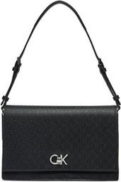 ΤΣΑΝΤΑ CK ELONGATED SHOULDER BAG-MONO K60K613139 ΜΑΥΡΟ CALVIN KLEIN